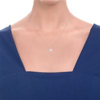 Collar Recarlo Mujer in Oro blanco Diamante 0.25 Ct P01SC018/024-45 - P01SC018/024-45